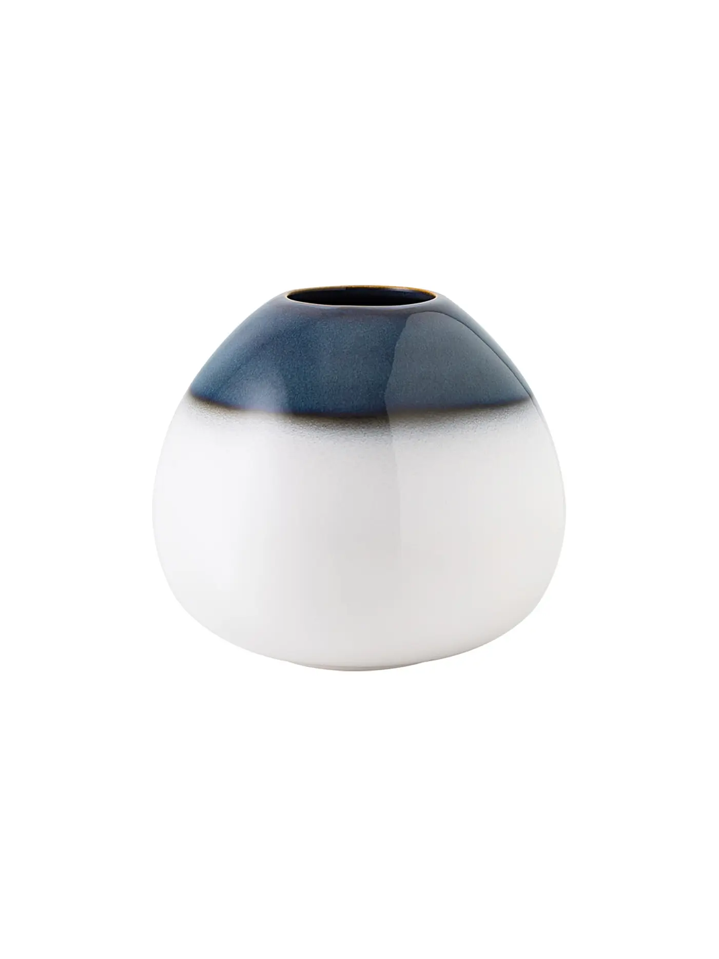 LIKE BY VILLEROY & BOCH | Lave Home Vase Egg Shape, 14,5x14,5x13cm, Bleu | 